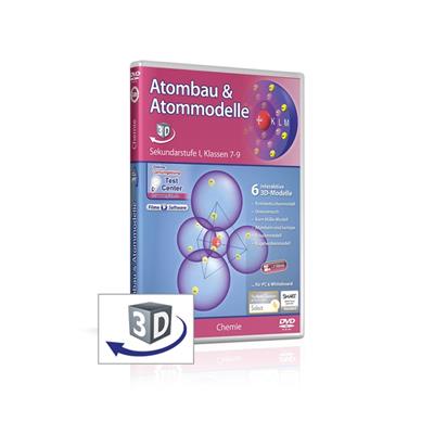 Atombau & Atommodelle real3D-Software, DVD