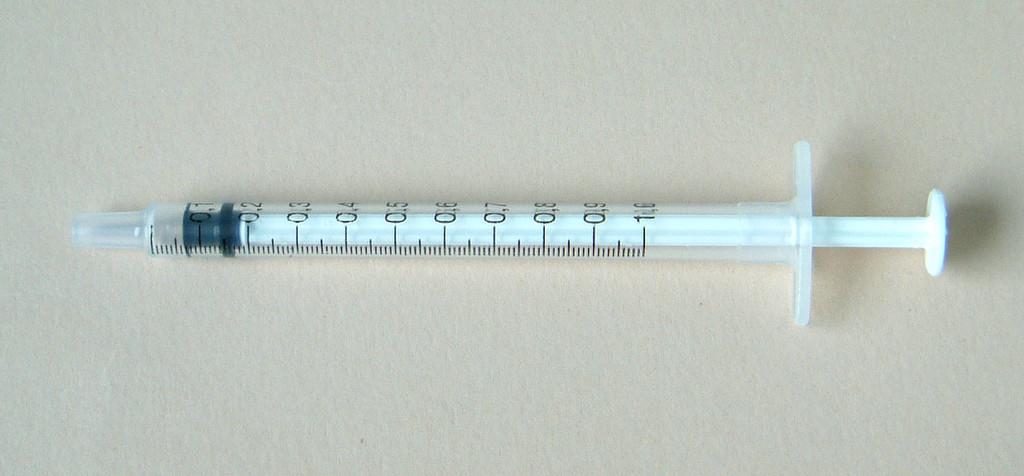 Kunststoffspritze 1 ml 