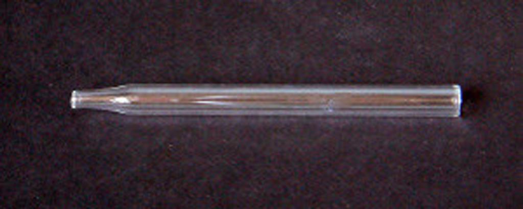 Glasrohr 8, 10 cm, mit Spitze 