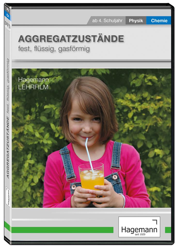 Aggregatzustände, fest, flüssig, gasförmig DVD