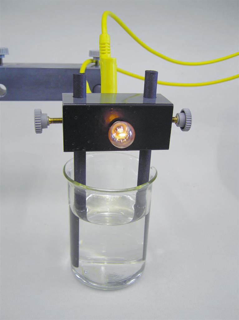 Elektrodenhalter mit Lampenfassung 