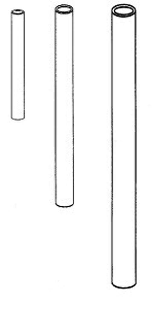 Reaktionsrohr 22, 250 mm Borosilikat