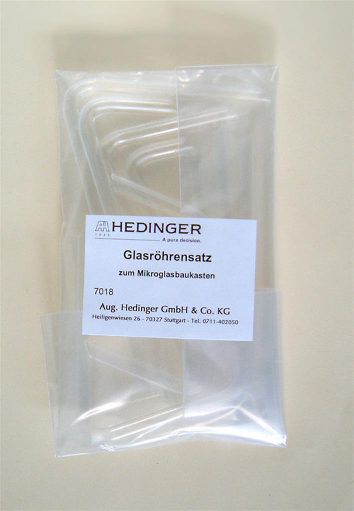 Glasröhrensatz 8, für Mikroglas- Baukasten