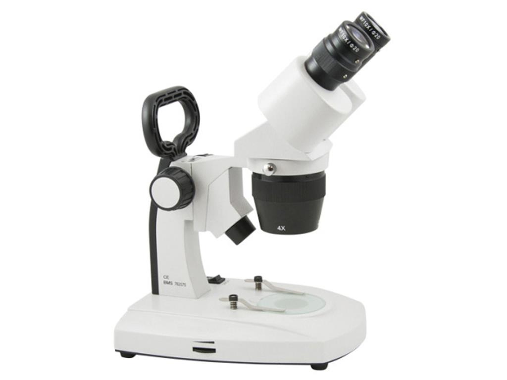 Stereomikroskop 1x / 3x, Kopf drehbar mit LED-Beleuchtung