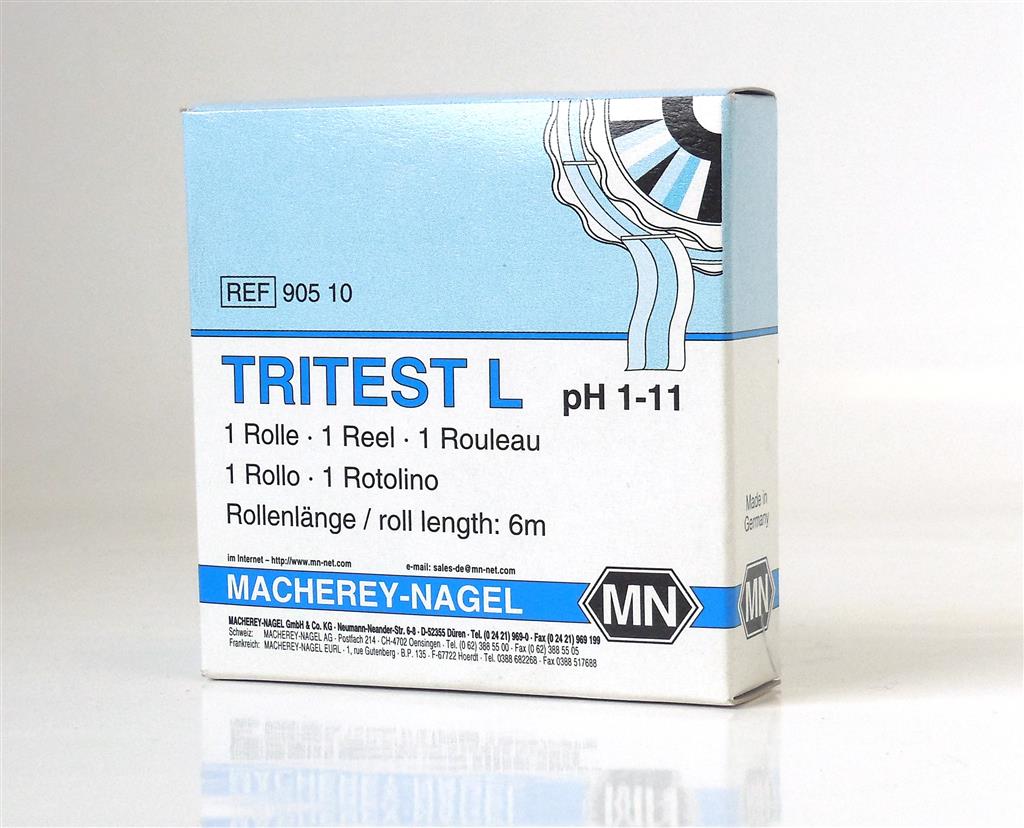Tritest L Indikatorpapier pH 1-11 3-Streifen-Indikatorpapier