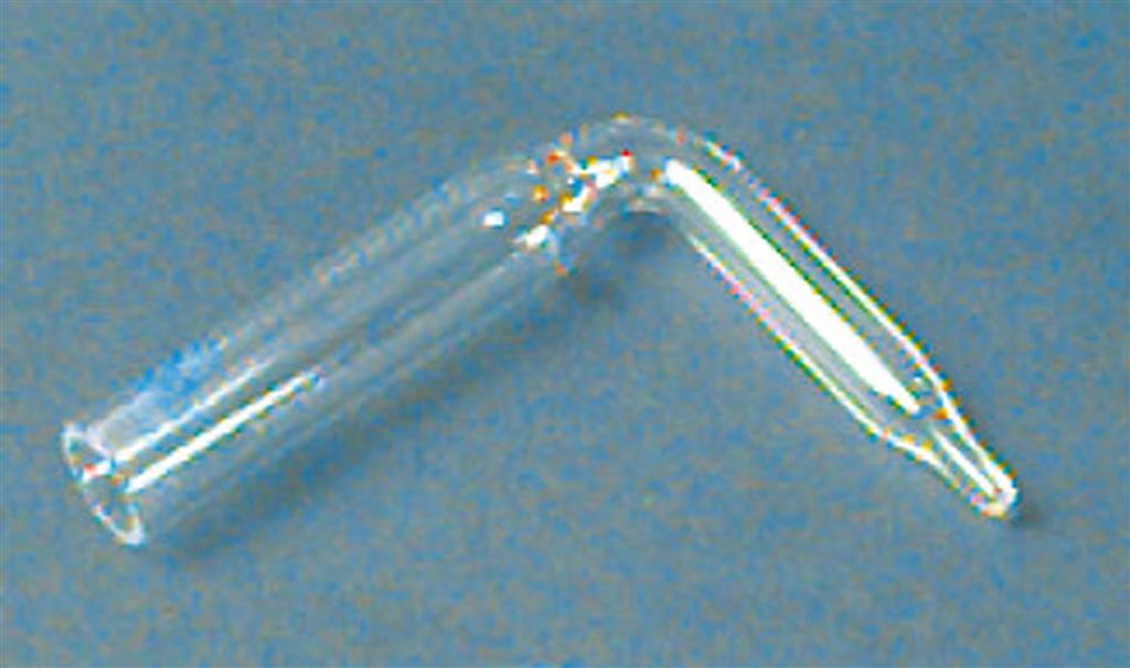 Übergangsrohr 13/8, 90° mit Spitze, 40+40 mm