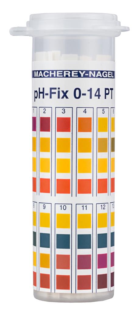 pH-Fix Indikatorstäbchen pH 0 - 14 100 Stäbchen in Rund-Dose
