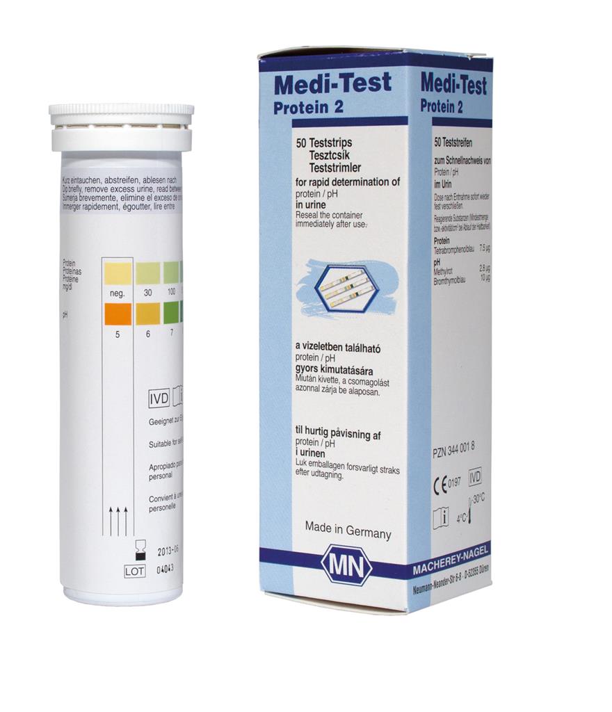 Medi-Test  Protein 2 50 Teststreifen zur Harnanalyse