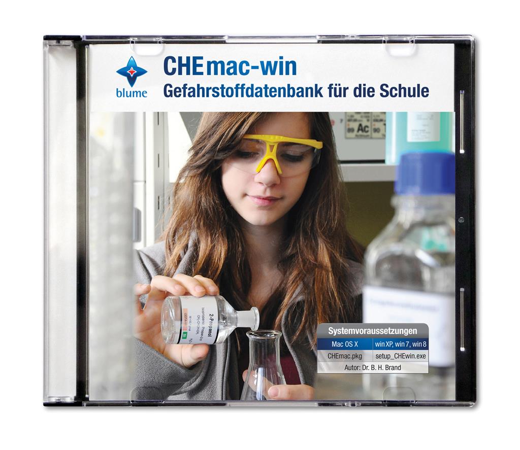 Gefahrstoffmanagement-Software CHEmac-win, CD für Windows und Mac