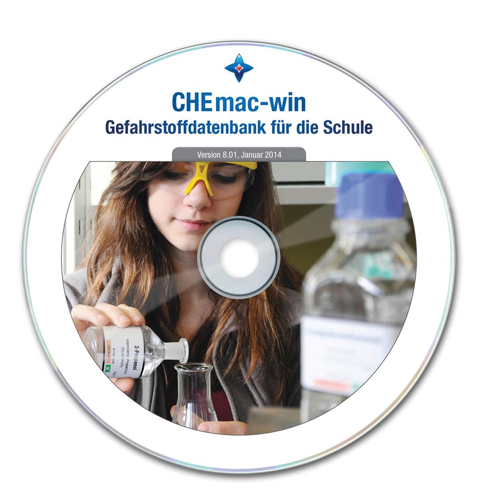 Gefahrstoffmanagement-Software CHEmac-win, CD für Windows und Mac