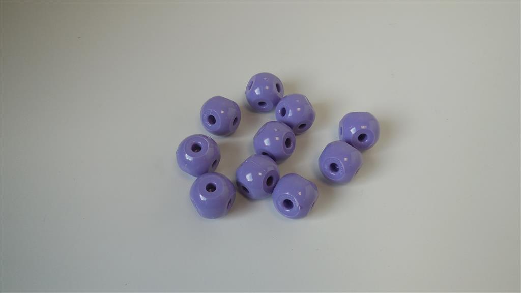 Phosphor-Atom, violett 5 Löcher, 90/120°, d 23 mm,10 Stück