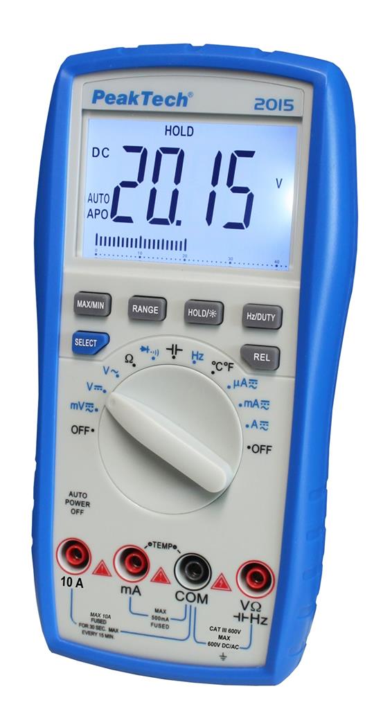 Digitalmultimeter 3½-stellig, CAT III 