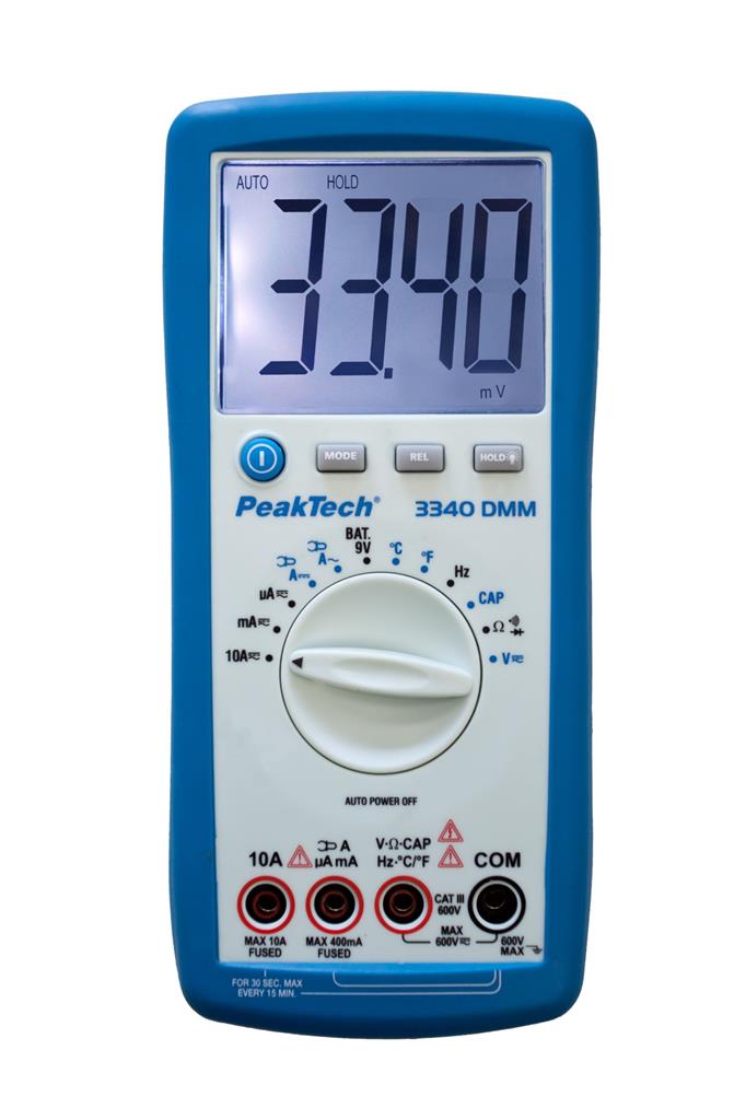 Digital-Multimeter mit autom. Bereichswahl