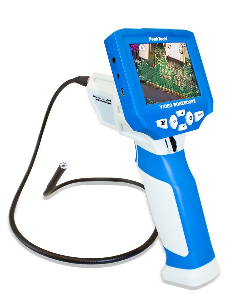 Video Endoskopkamera, Farb-TFT (abnehmbar) mit USB und SD-Karte