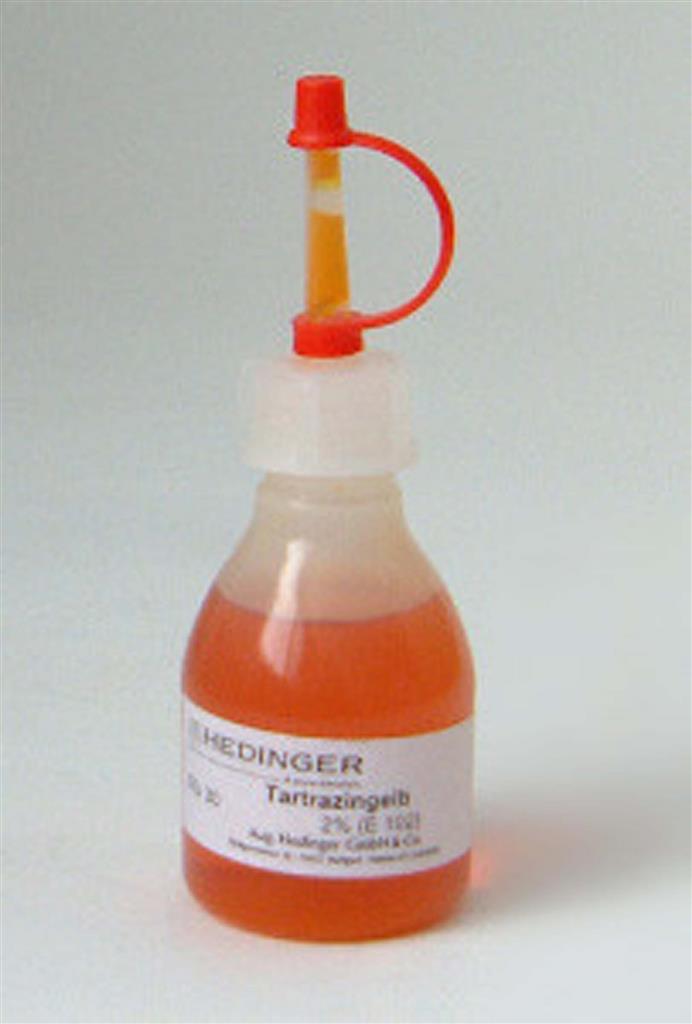 Tartrazingelb 2% (E 102) Spritzflasche 30 ml