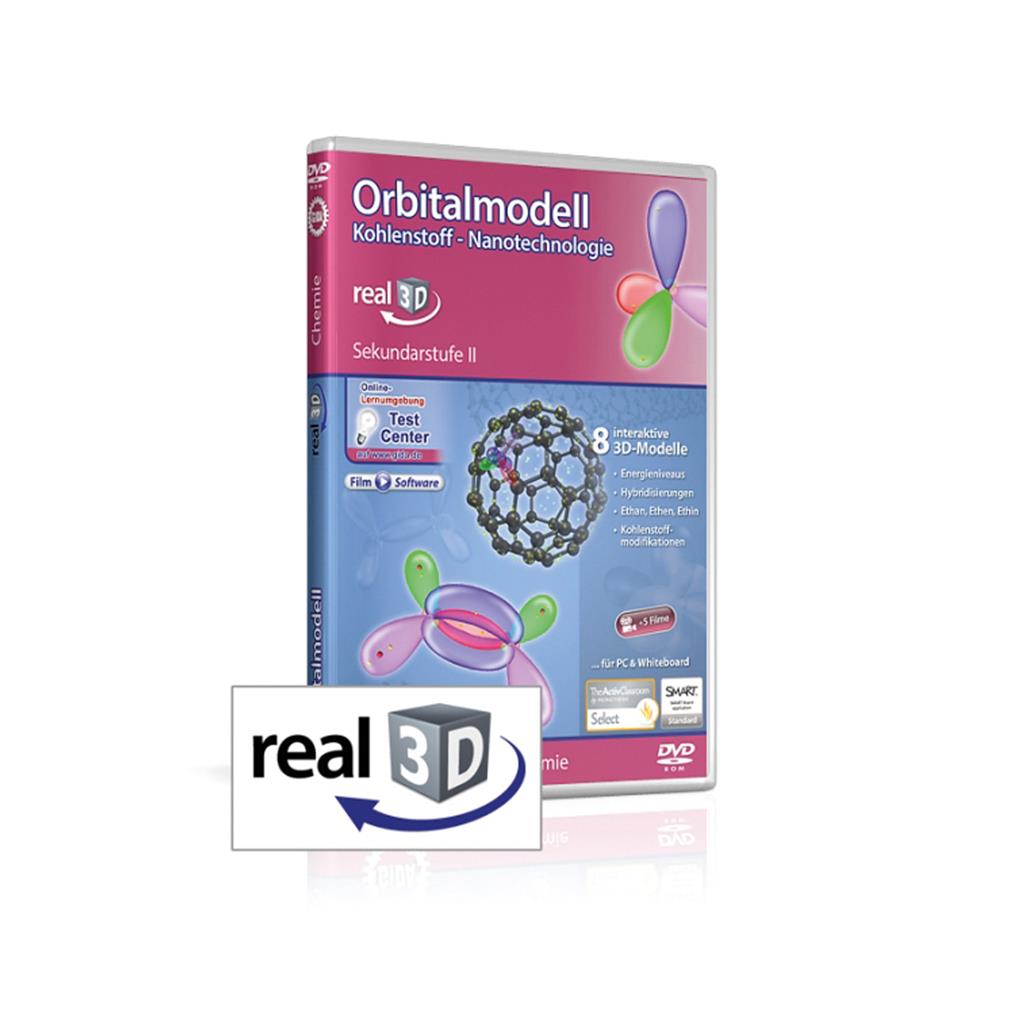 Orbitalmodell real3D-Software, DVD