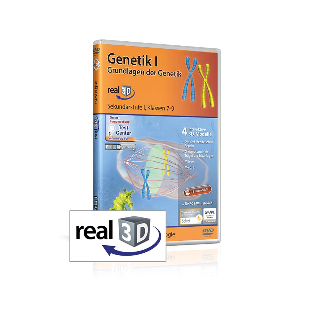 Genetik I - Grundlagen real3D-Software, DVD