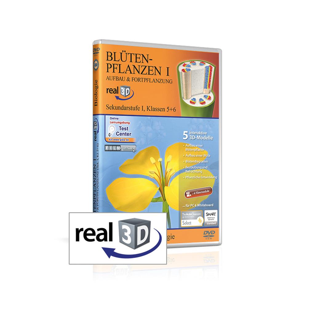 Blütenpflanzen I (SW-132) real3D-Software, DVD