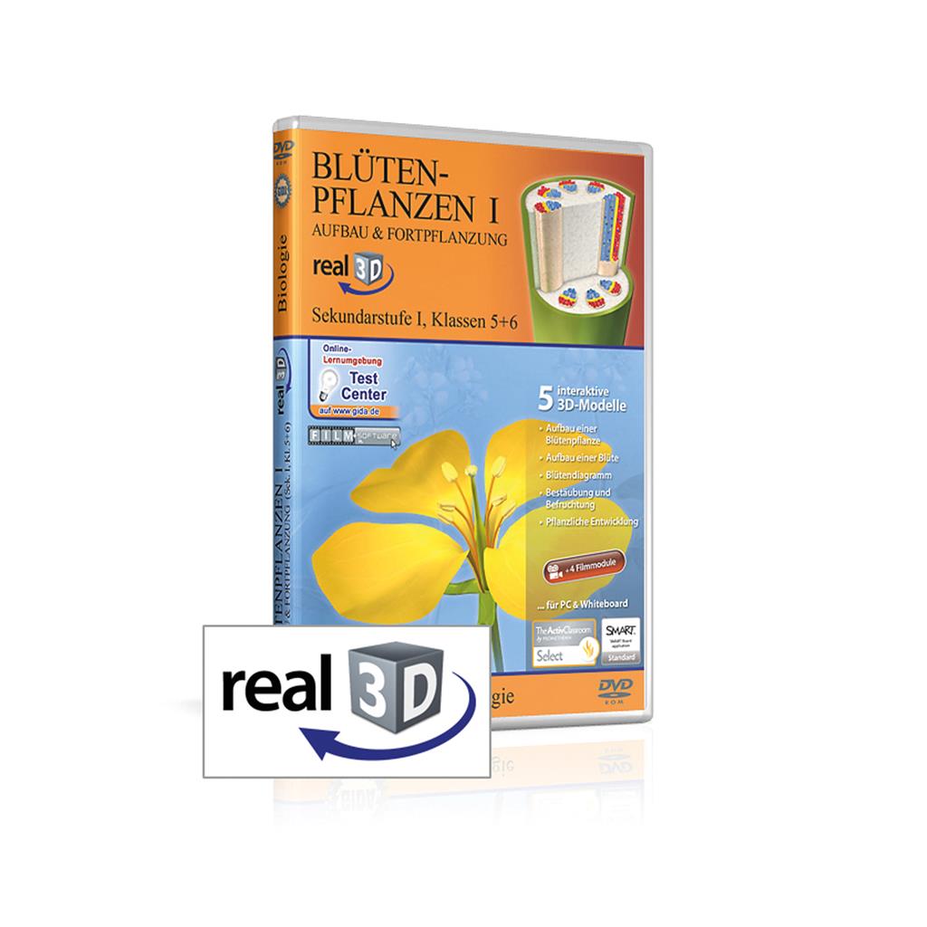Blütenpflanzen I (SW-132) real3D-Software, DVD