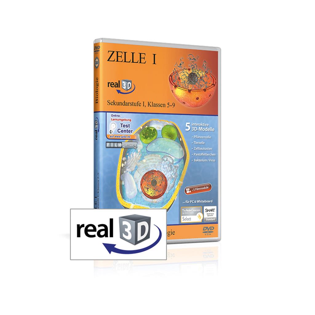 Zelle I real3D-Software, DVD