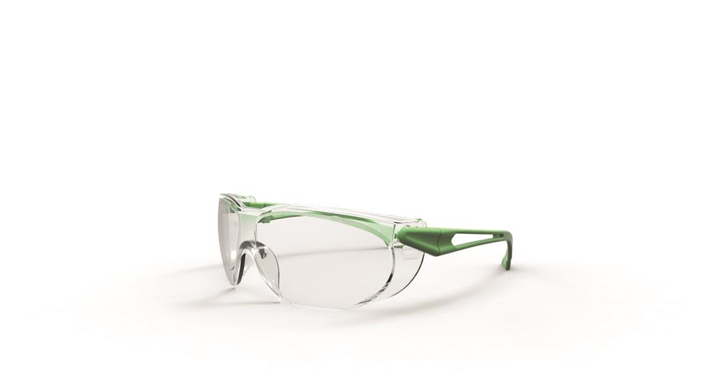 uvex Schutzbrille skylite farblos/grün