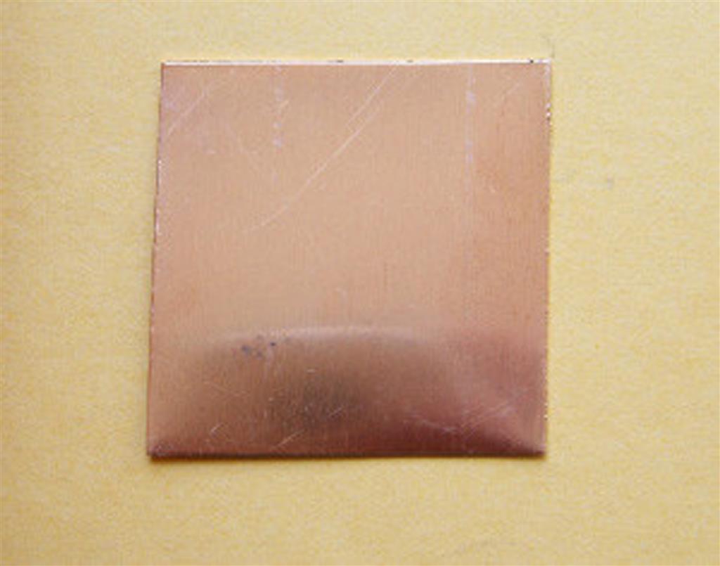 Plattenelektrode - Kupfer 5x5 cm 