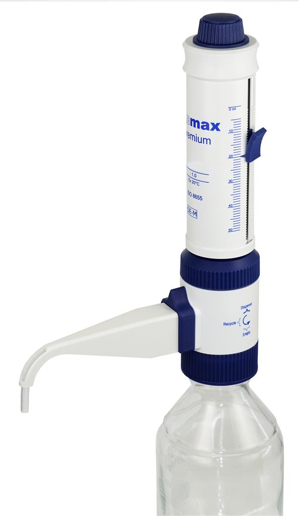 Flaschenaufsatz-Dispenser LABMAX premium, 2,5 - 25 ml