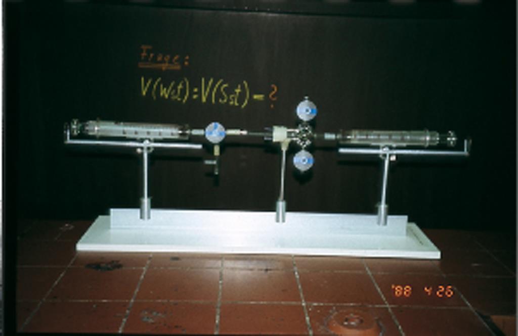 Synthese von Wasser I Zitt-Kompakt-Apparatur