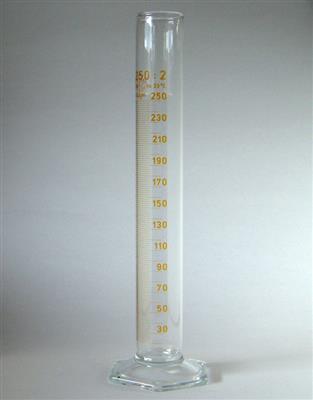 Messzylinder 250 ml mit Glasfuß 