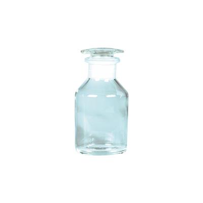 Weithalsflasche 50 ml, Farblos NS-Glasstopfen