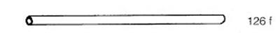 Quarzrohr di=9 mm, 200 mm lang 
