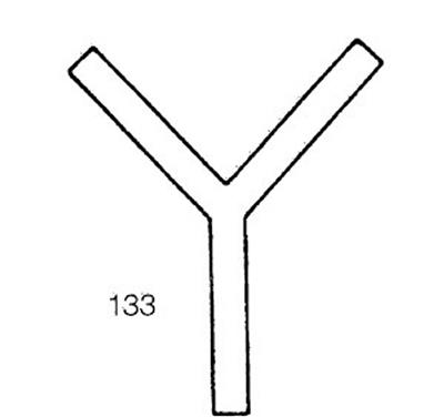 Y-Dreiwegerohr 8 