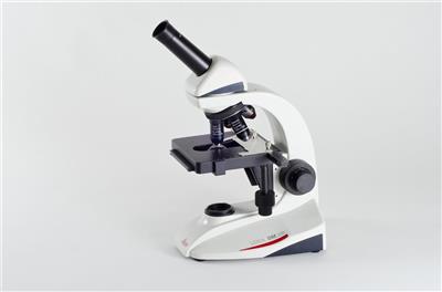 Monokulares Mikroskop Leica DM300 mit Kreuztisch, 40 x - 1000 x