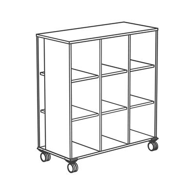 Lernschrank 3x3 