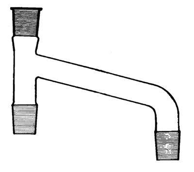 Destillierbrücke für absteigende Destillation