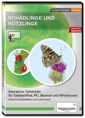 Schädlinge und Nützlinge (Tablet-Version) Interaktive CD-ROM, Schullizenz