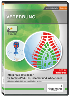 Vererbung (Tablet-Version), Interaktive CD-ROM, Schullizenz
