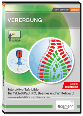 Vererbung (Tablet-Version) Interaktive CD-ROM, Schullizenz