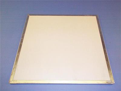 Keramische Faserplatte auf Metall,  asbestfrei, 40 x 40 cm