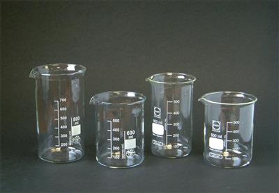 Becherglas 150 ml, Duran hohe Form