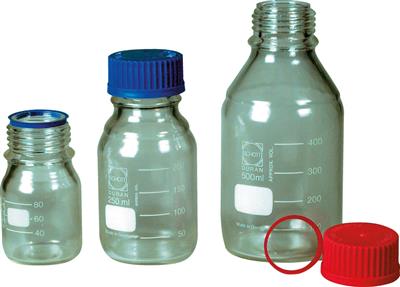 Laborflasche 100 ml kunststoffummantelt