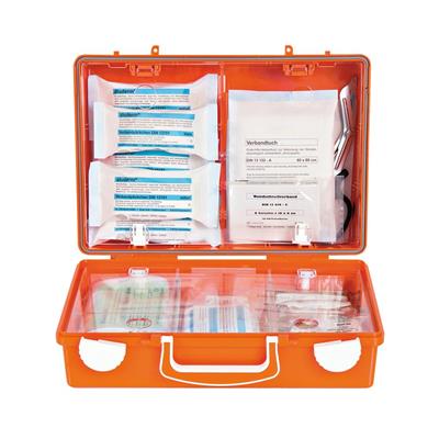 Erste-Hilfe Koffer SN-CD orange mit Füllung DIN 13157
