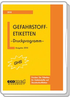 Gefahrstoffetiketten-Druckprogramm 