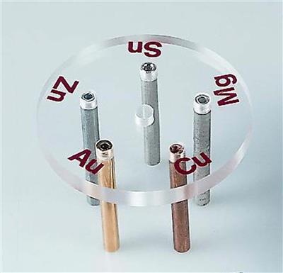 Elektrodenblock aus Plexiglas mit einschraubbaren Elektroden