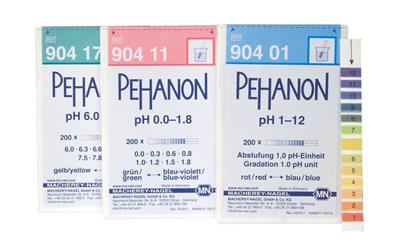 Pehanon-Indikatorpapier  6,0 - 8,1 Dose mit 200 Streifen 11 x 100 mm