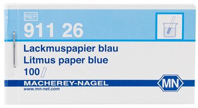 Lackmuspapier blau, Heftchen pH-Indikator ohne Farbskala