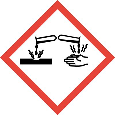 Gefahrstoff-Piktogramm Verätzung 