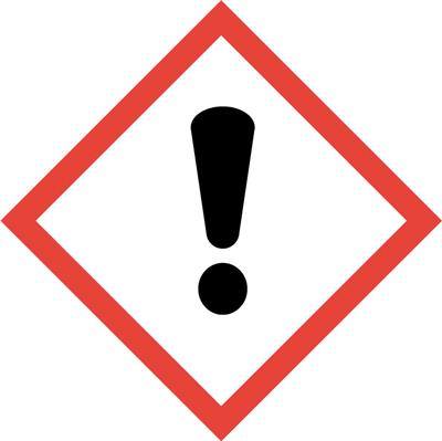 Gefahrstoff-Piktogramm Ausrufezeichen 