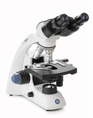 Schulmikroskop BioBlue, binokular mit Kreuztisch und Objektiv 100x