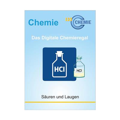 Digitales Chemieregal, Säuren und Laugen Lizenz per email für Einzelkapitel